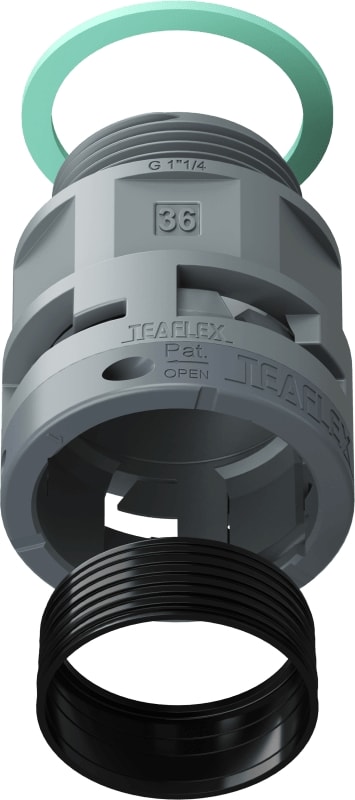 TEAFLEX TEA8GSM36G06 RACC.GRIGIO IP68 SM36 G 1 1/4