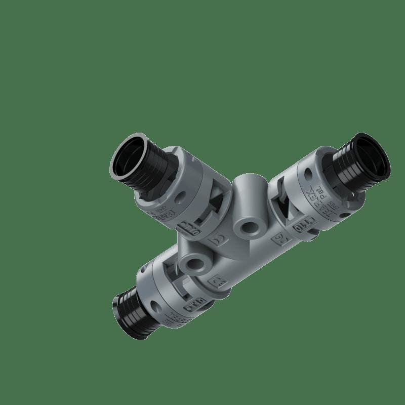 TEAFLEX TEA8GT101010 RACC. T GRIGIO IP68 10-10-10