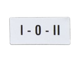 LOVATO - LOVLPXAGB205 ETICHETTA SELETTORI I-O-II