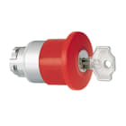 LOVATO - LOV8LM2TB6544 PULSANTE MET.FUNGO 40MM ROSSO SG.CHIAVE