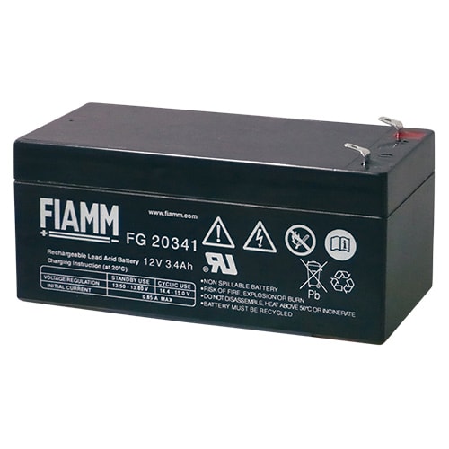 MELCHIONI SPA MEM491460373 BATT PIOMBO RIC.12V 3.4AH TERM. 4,8MM FI