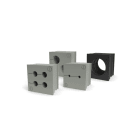 CEMBRE SPA - CEM9.A1D2 GOMMINO PICCOLO PER PASSACAVI DIVISIBILI, IN TPE, GRIGIO RAL 7004, IP66, HALOGE FREE E SILICON FREE, ADATTO PER 1 CAVO DIAMETRO DA 2 A 3 mm