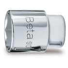 BM SPA - BMM009000110 Chiavi a bussola con attacco quadro femmina 1/4' bocca esagonale, cromate