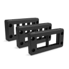 CEMBRE SPA - CEM9000.16/5 TELAIO 16 POLI DIVISIBILE SERIE EWO, IN POLIAMMIDE PA6.6, IP66, NERO RAL 9005, HF E SILICON FREE, ALLOGGIA 1 GOMMINO GRANDE E 4 GOMMINI PICCOLI