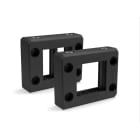 CEMBRE SPA - CEM9000.Q/4 TELAIO QUADRATO DIVISIBILE SERIE EWO, IN POLIAMMIDE PA6.6, IP66, NERO RAL 9005, HALOGEN FREE E SILICON FREE, ALLOGGIA 4 GOMMINI PICCOLI