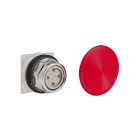 SCHNEIDER ELECTRIC - SNR9001KR4RH13 Pulsante non luminoso A SCATTO rosso - tipo K Ø30 - TONDO - 1NO+1NC