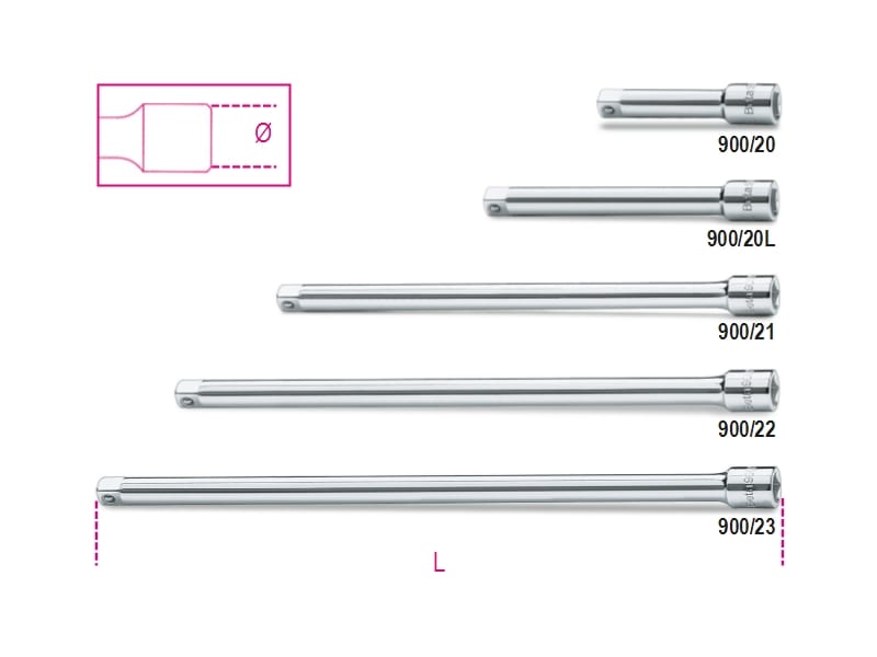 BM SPA - BMM009000819 PROLUNGHE 100MM 1/4 /20L