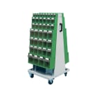 ABC TOOLS SPA ABCN90159200 CARRELLO CON 80 CONTENITORI