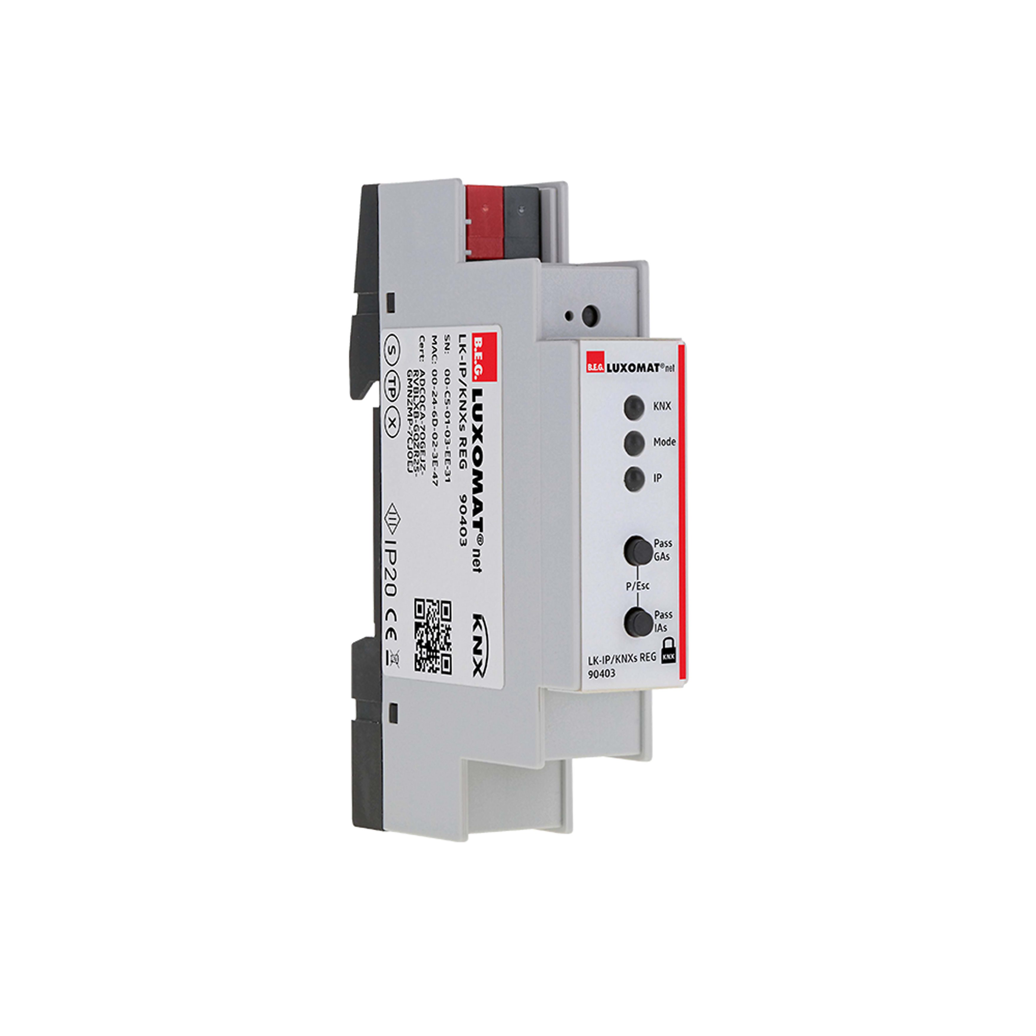 B.E.G. ITALIA SRL BBH90403 LK-IP/KNXS REG - KNX ACCOPPIATORE LAN