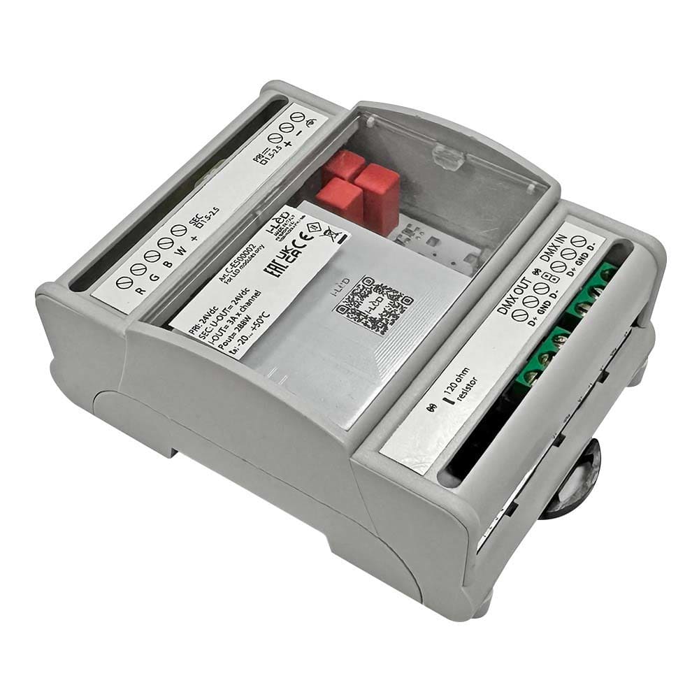 LINEA LIGHT (ILED) ILDC-E500002 CNV CV 4CH DMX/RDM ISO + NFC DIN