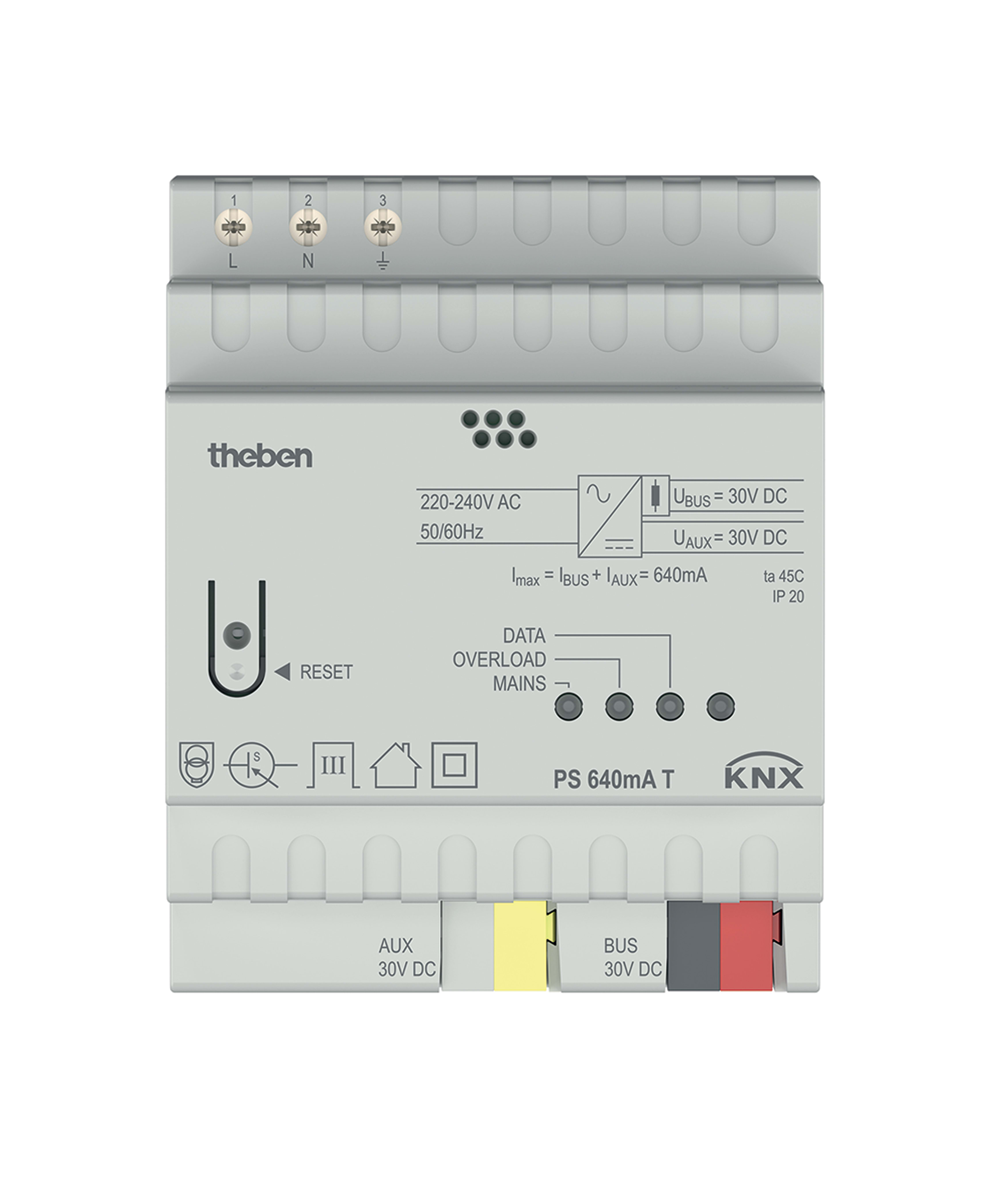 THEBEN SRL - THE9070958 ALIMENTATORE DI TENSIONE PS 640MA T KNX