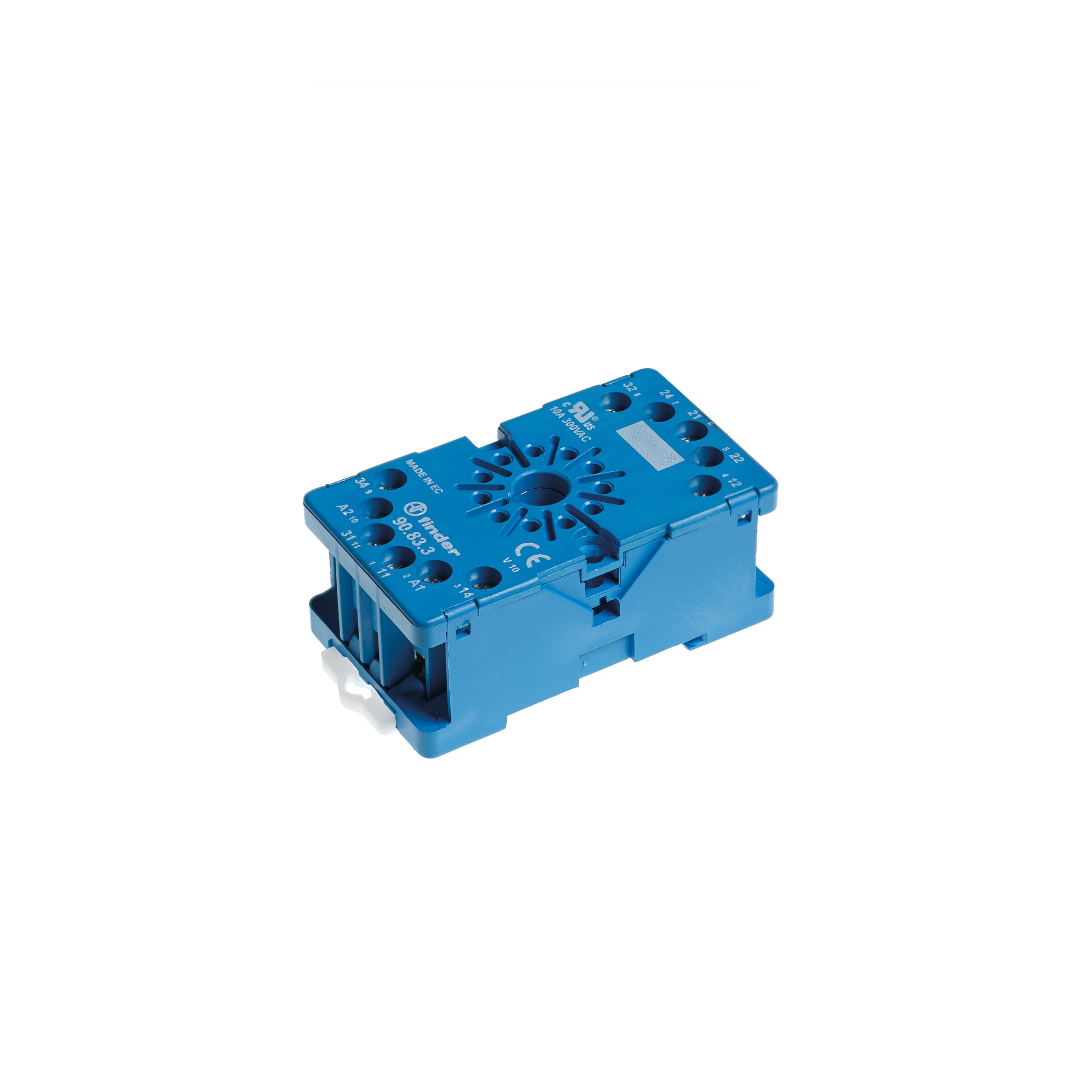 FINDER SPA FIN90823SMA ZOCCOLO CON MORSETTI A BUSSOLA 2P S.60