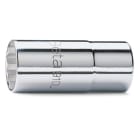 BM SPA - BMM009100312 Chiavi a bussola con attacco quadro femmina 3/8', tipo lungo bocca poligonale, cromate