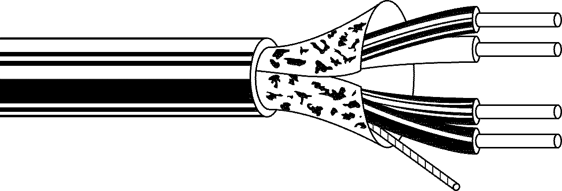 ITC INDUSTRIA TECNIC - ITCIZ227BZM100 IZ 2X2X0,75 LSZH BIANCO AF MAT. 100 ECA