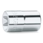 BM SPA - BMM009200388 Chiavi a bussola con per viti con profilo Torx® con attacco quadro 1/2' cromate