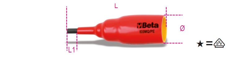 BM SPA - BMM009200266 Chiavi a bussola maschio esagonale