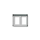 VIMAR SPA - VIW9221 CORNICE PER 2 MODULI 2X1 GRIGIO LUCE