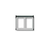 VIMAR SPA VIW9221 CORNICE PER 2 MODULI 2X1 GRIGIO LUCE