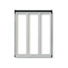VIMAR SPA VIW9233 CORNICE PER 9 MODULI 3X3 GRIGIO LUCE