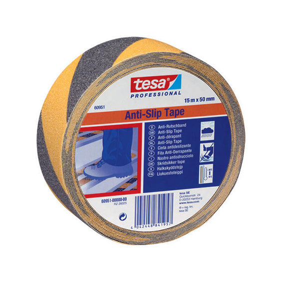 ABC TOOLS SPA ABCK93172012 NASTRO GIALLO/NERO 50MM X 15M