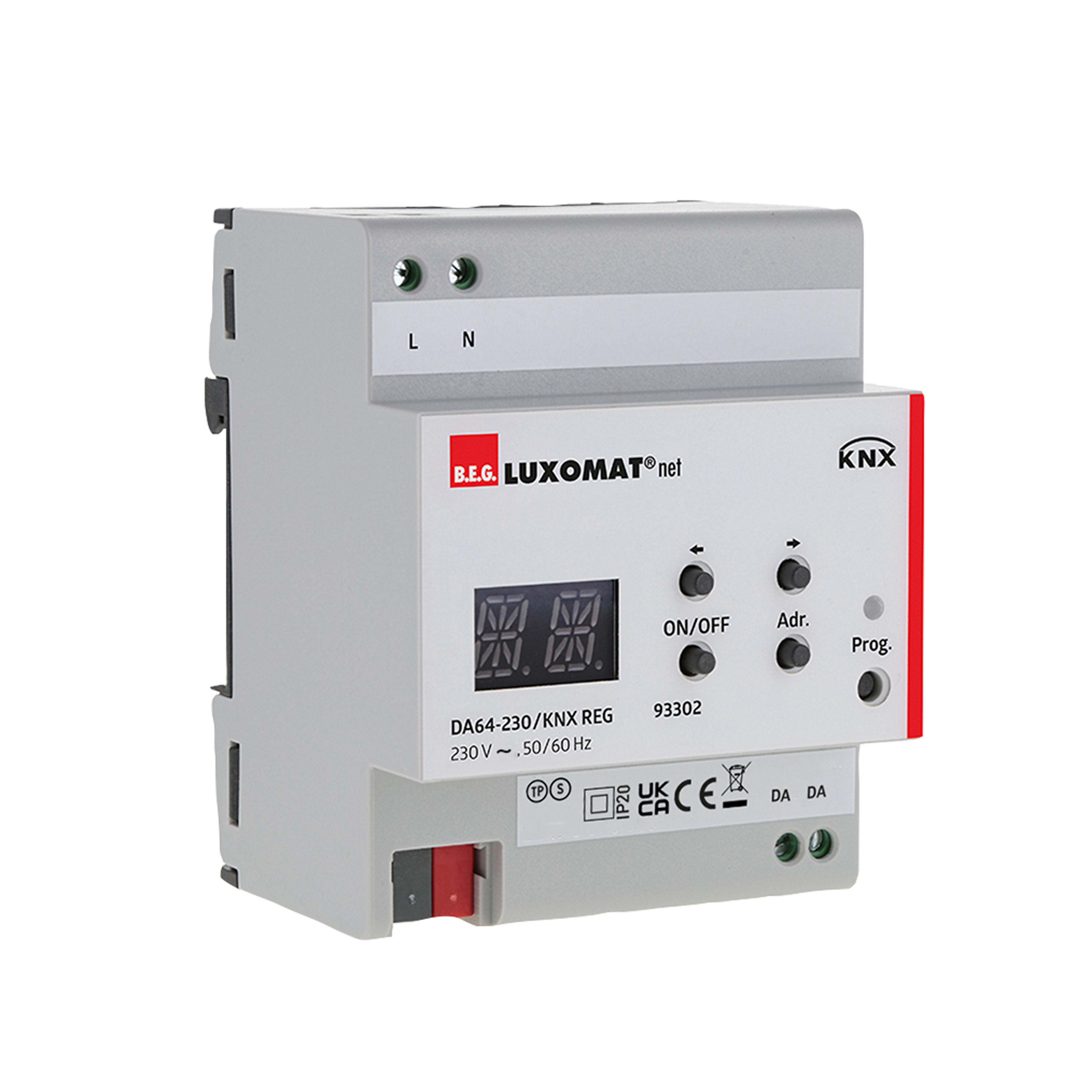 B.E.G. ITALIA SRL BBH93302 DA64-230/KNX - KNX/DALI GATEWAY