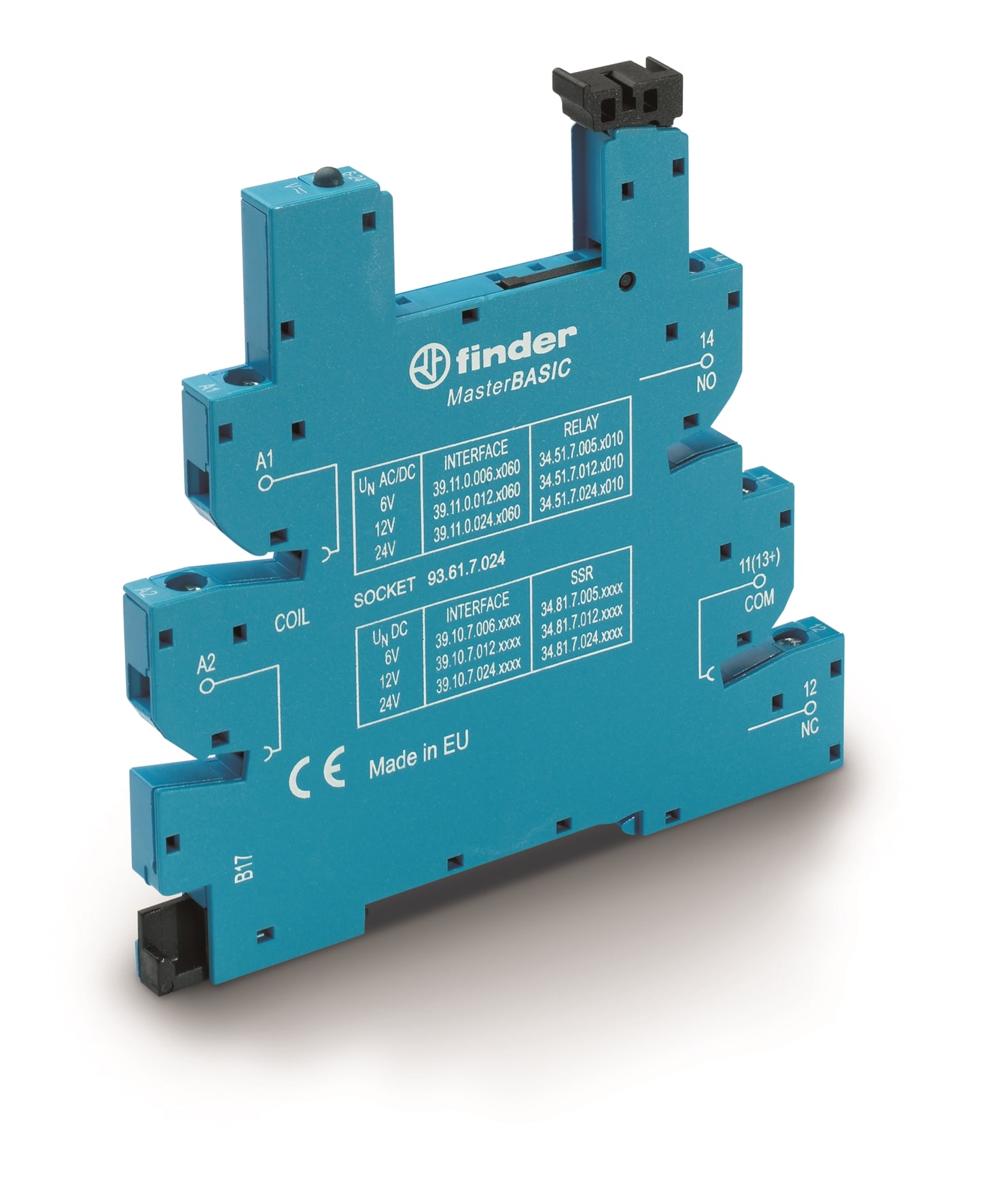 FINDER SPA - FIN93618230 ZOCCOLO CON MORSETTI A BUSSOLA 1P S.34