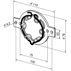 BFT (SOMFY) - MFY9410707 SUPPORTO OP.CASS.SKS