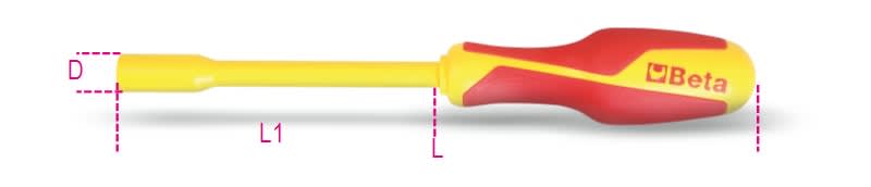 BM SPA - BMM009430236 Chiavi a bussola esagonale con impugnatura