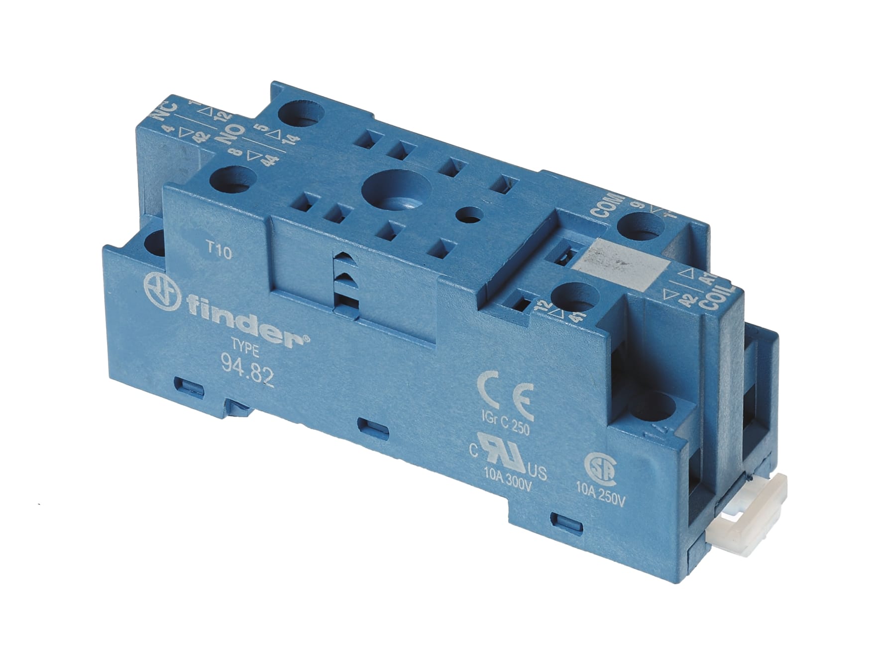 FINDER SPA FIN9482SMA ZOCCOLO CON MORSETTI A BUSSOLA 2P S.55/8