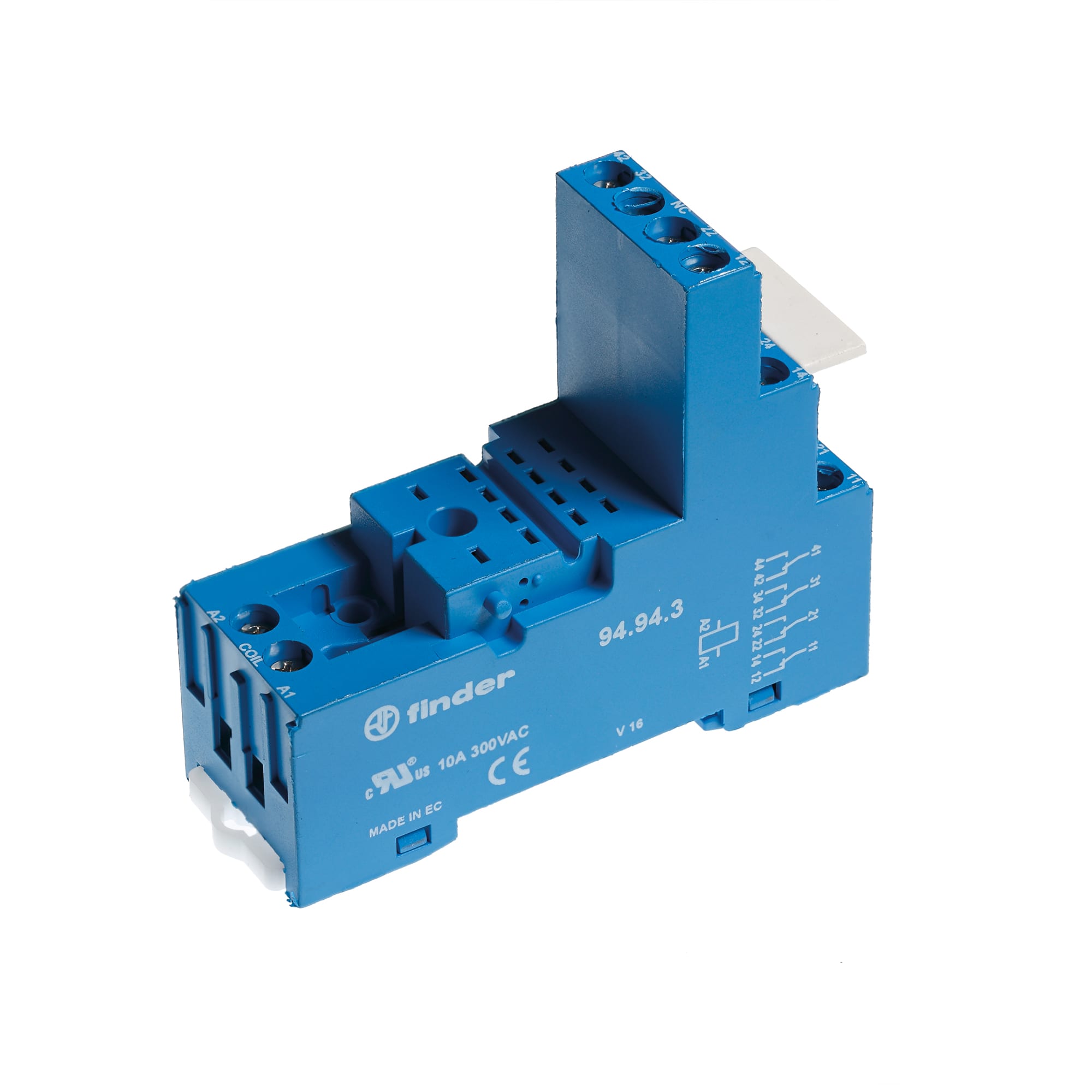 FINDER SPA FIN949430SPA ZOCCOLO CON MORSETTI BUSSOLA 4P S.55/85