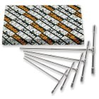 BM SPA - BMM009511687 Serie di 6 chiavi a T con una estremità maschio esagonale