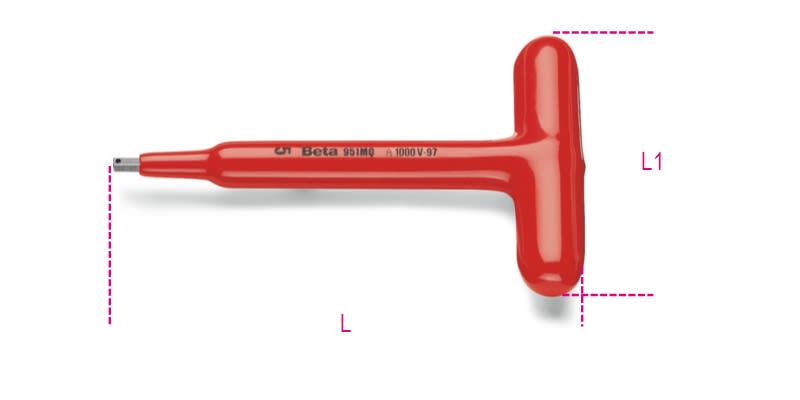 BM SPA - BMM009510710 Chiavi a T maschio esagonale