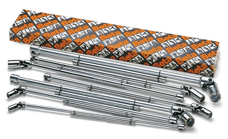 BM SPA - BMM009520141 Serie di 9 chiavi a T con bussola snodata per viti con testa a profilo Torx® (art. 952FTX)