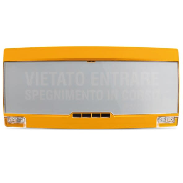 NOTIFIER ITALIA SR NOTPAN1-PLUS-Y PAN. OTTICO ACUSTICO EN54-3/23 GIALLO