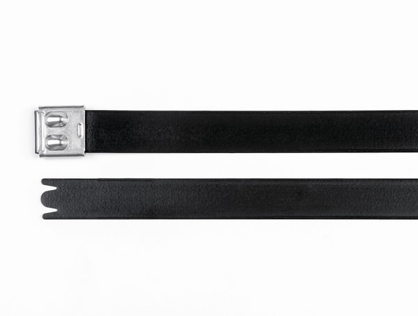 HELLERMANNTYTON Srl HEE111-00300 FASCETTA INOX RIVESTITA 521X12.3 MBT20XH
