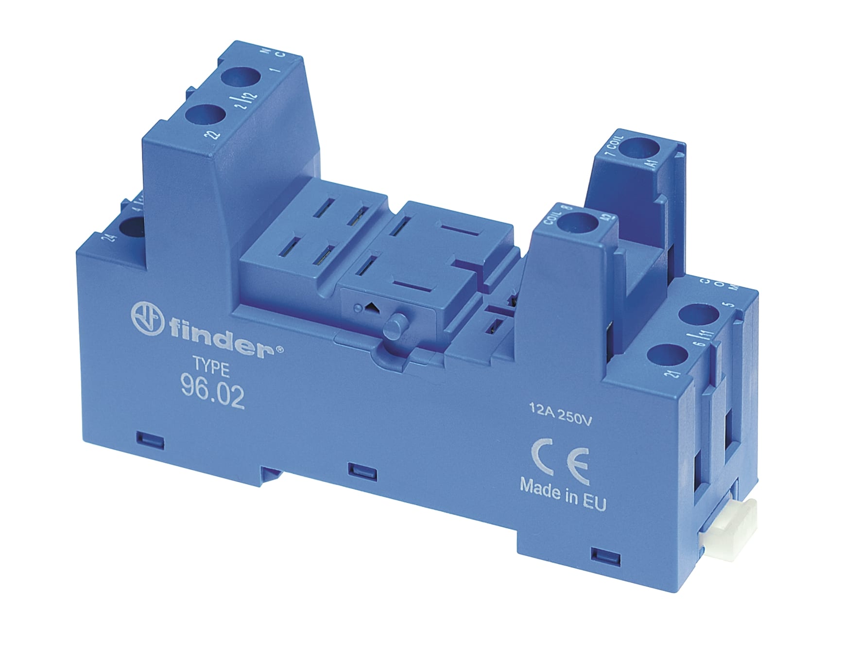 FINDER SPA FIN9602SMA ZOCCOLO CON MORSETTI A BUSSOLA 2P S.56
