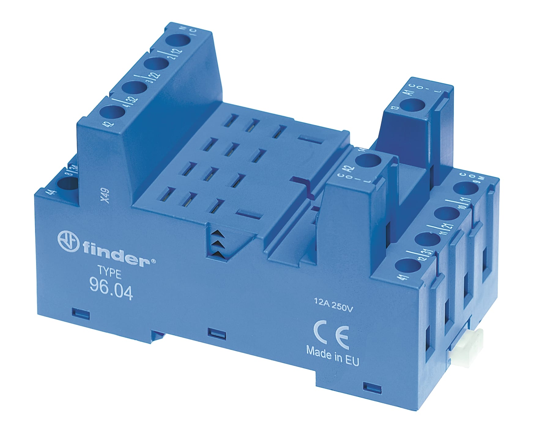 FINDER SPA FIN9604SMA ZOCCOLO CON MORSETTI A BUSSOLA 4P S.56