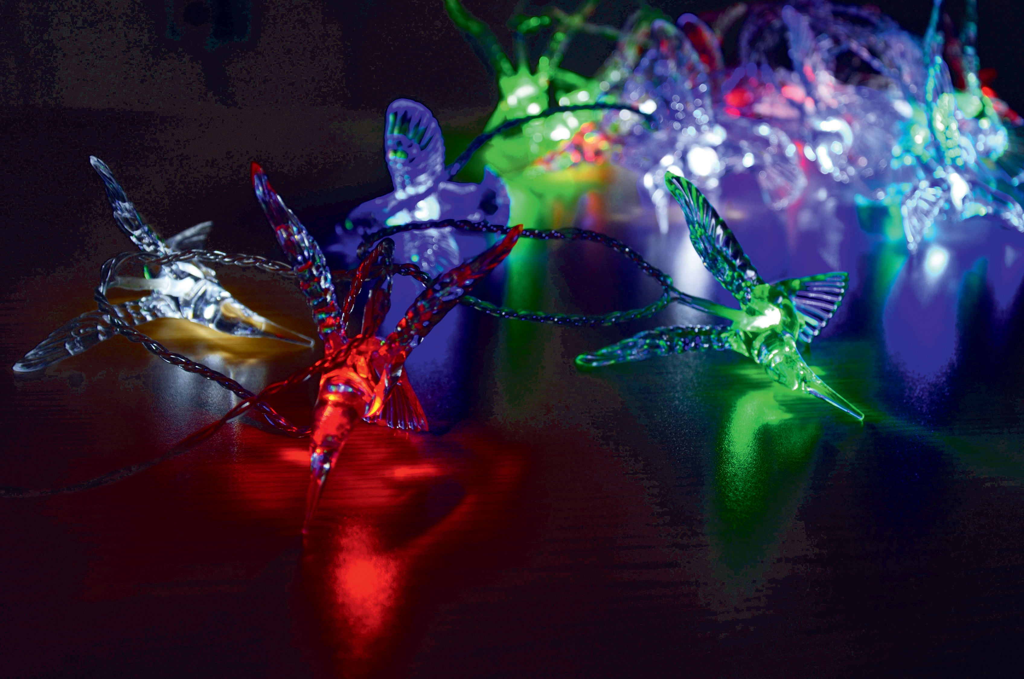 GIOCOPLAST NATALE SP GCP97012360 20 DECORAZIONI COLIBRI CON LED