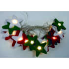 GIOCOPLAST NATALE SP - GCP97012362 20 DECORAZIONI STELLA FELTRO CON LED