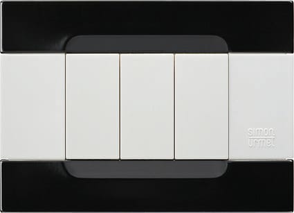 URMET SPA UTD10903.B.54 PLACCA MET NERO UNIVERSO 3M