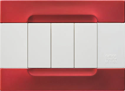 URMET SPA UTD10903.B.88 PLACCA MET ROSSO METALLICO 3M
