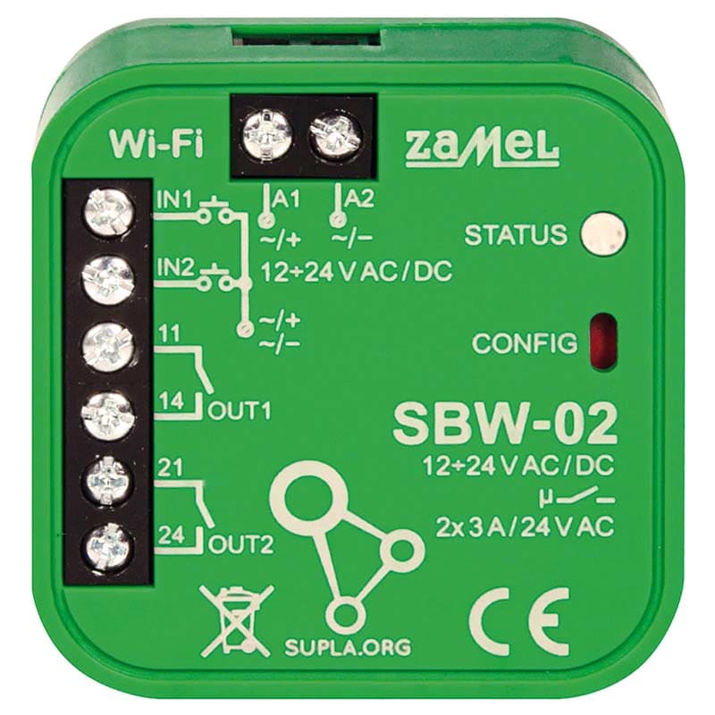 ELCART DISTRIBUTION ERT360043500 RICEVITORE SUPLA APRICANCELLO 2CH