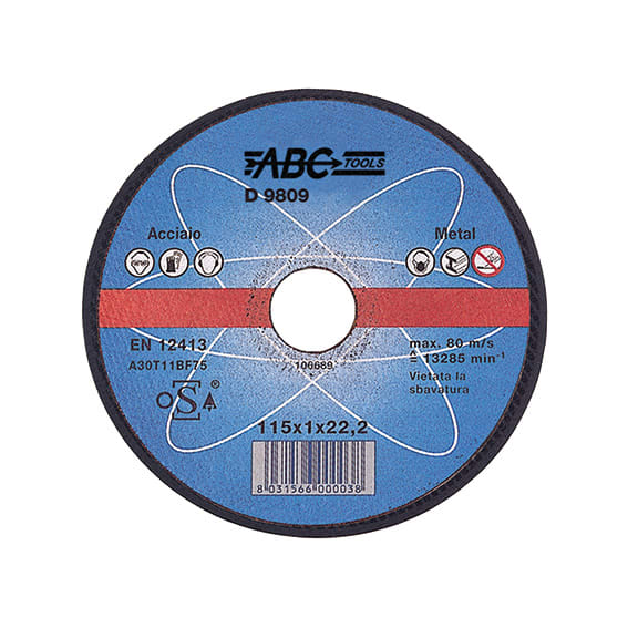 ABC TOOLS SPA - ABCD98090125 DISCHI ABRASIVI D 9809 MM.125