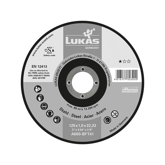 ABC TOOLS SPA - ABCD98201125 DISCHI ABR.PIANO ACC. 125X1 MM