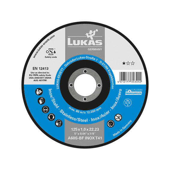 ABC TOOLS SPA ABCD98202125 DISC.ABR.PIANO INOX 125X1 MM