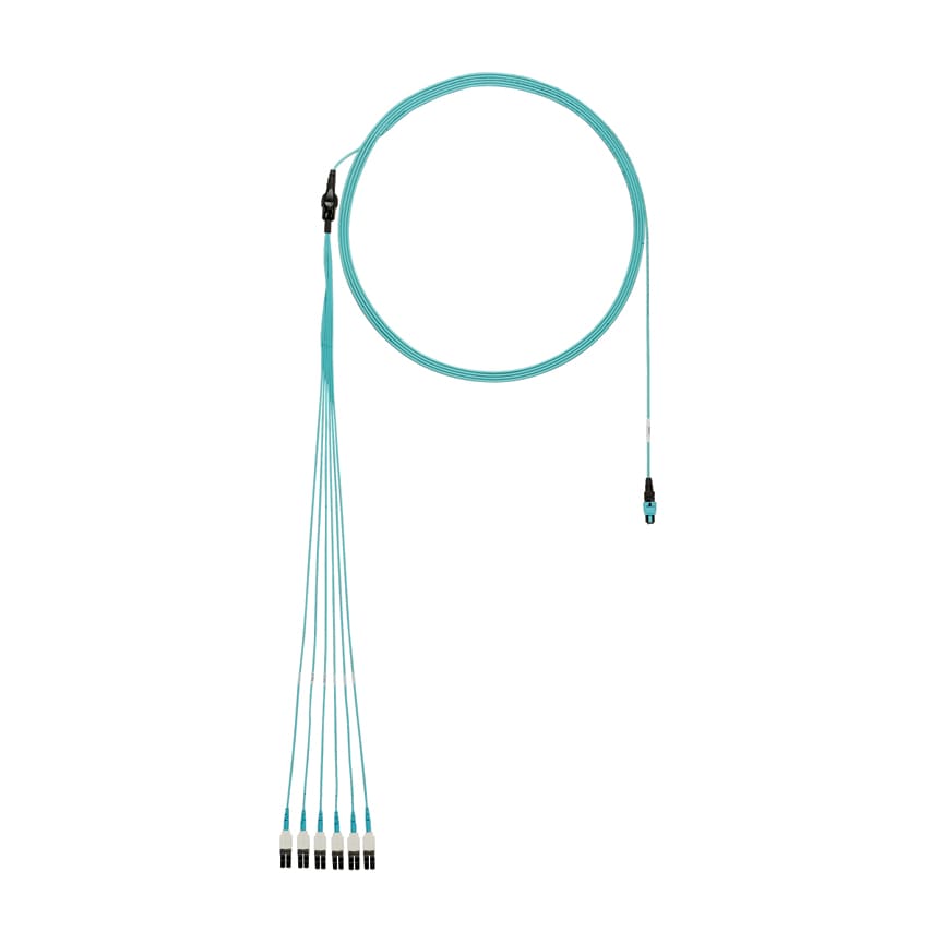 PANDUIT PANFZTRL8NQSONM001 OM4 12-FIBER ROUND HARNESS, LSZH, MALE P