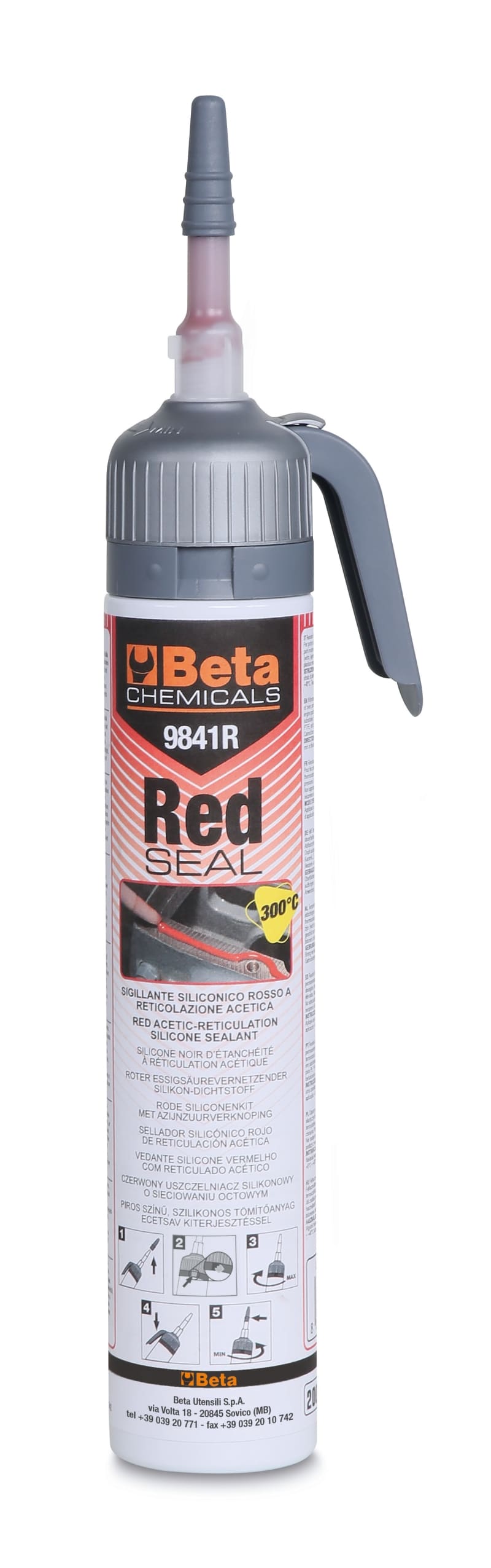 BM SPA BMM098410020 PRESS. PACK PASTA SILIC.ROSSA 200ML(1-2)