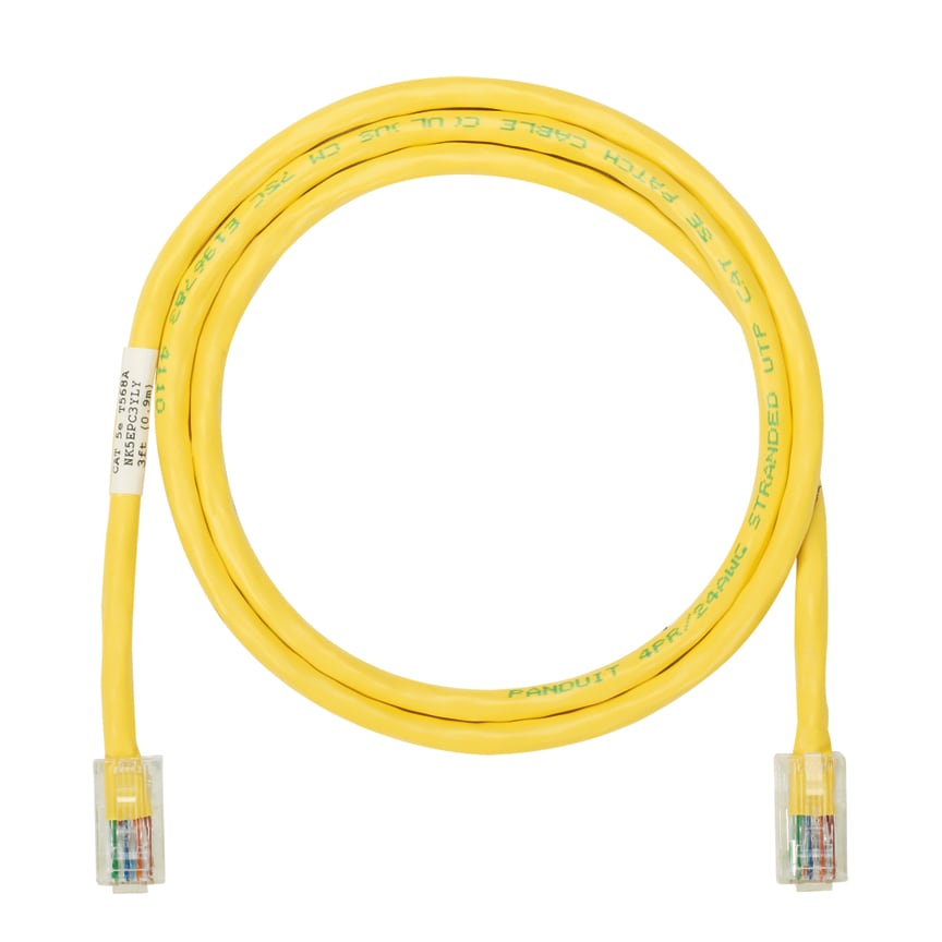 PANDUIT - PANNK5EPC10MYLY THE NETKEY CAT 5E UTP PATCH CORD IS CONS