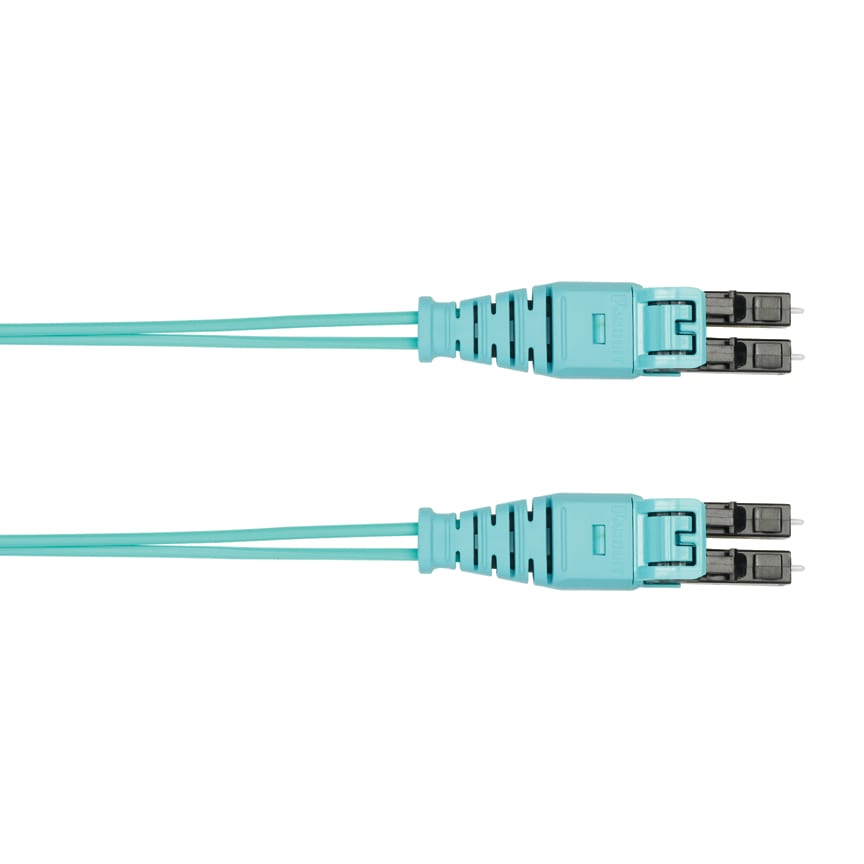 PANDUIT PANFZ2ELQ1Q1NNM030 2 FIBER OM4 PATCH CORD, LC PUSH PULL TO