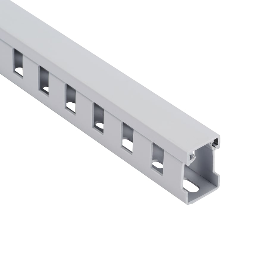 PANDUIT PANTNC25X37LG2 TYPE TNC SLOTTED WALL WIRING DUCT, 24.6M